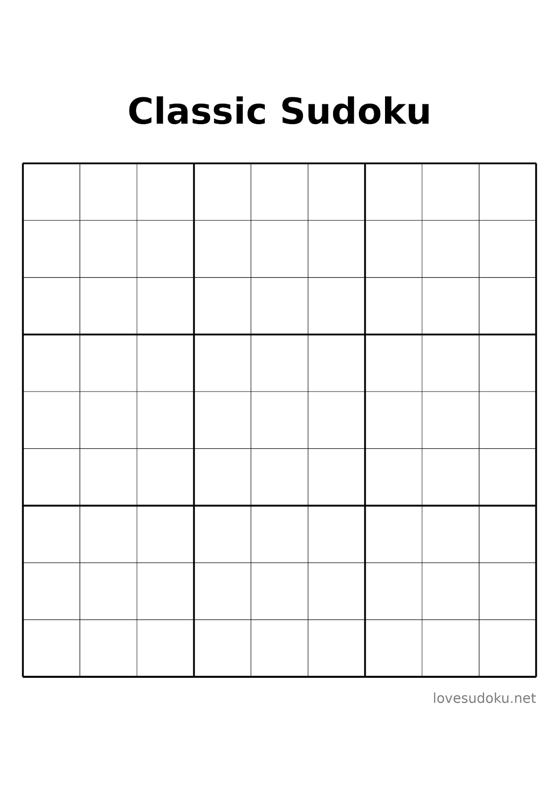 different kinds of sudoku